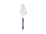 Blue Striped Tart Server