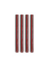 Stripe Dinner Candle Racing Red / Green