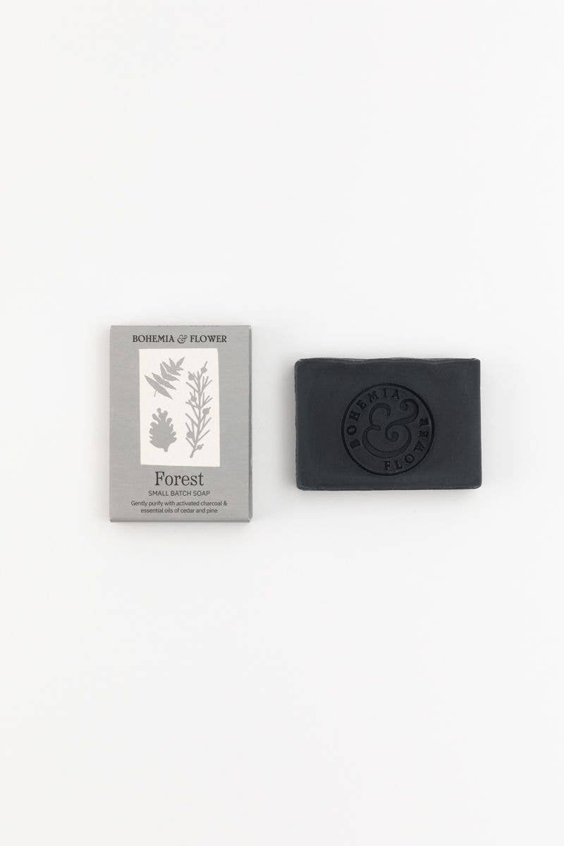 Forest Bar Soap - Activated Charcoal, Cedarwood & Rosemary