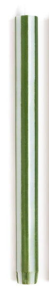 Green Stripe Dinner Candle