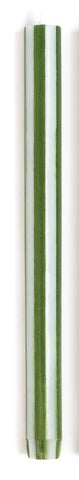 Green Stripe Dinner Candle