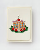 Saffron Cream Blancmange Greeting Card
