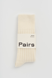 Merino Socks Clotted Cream