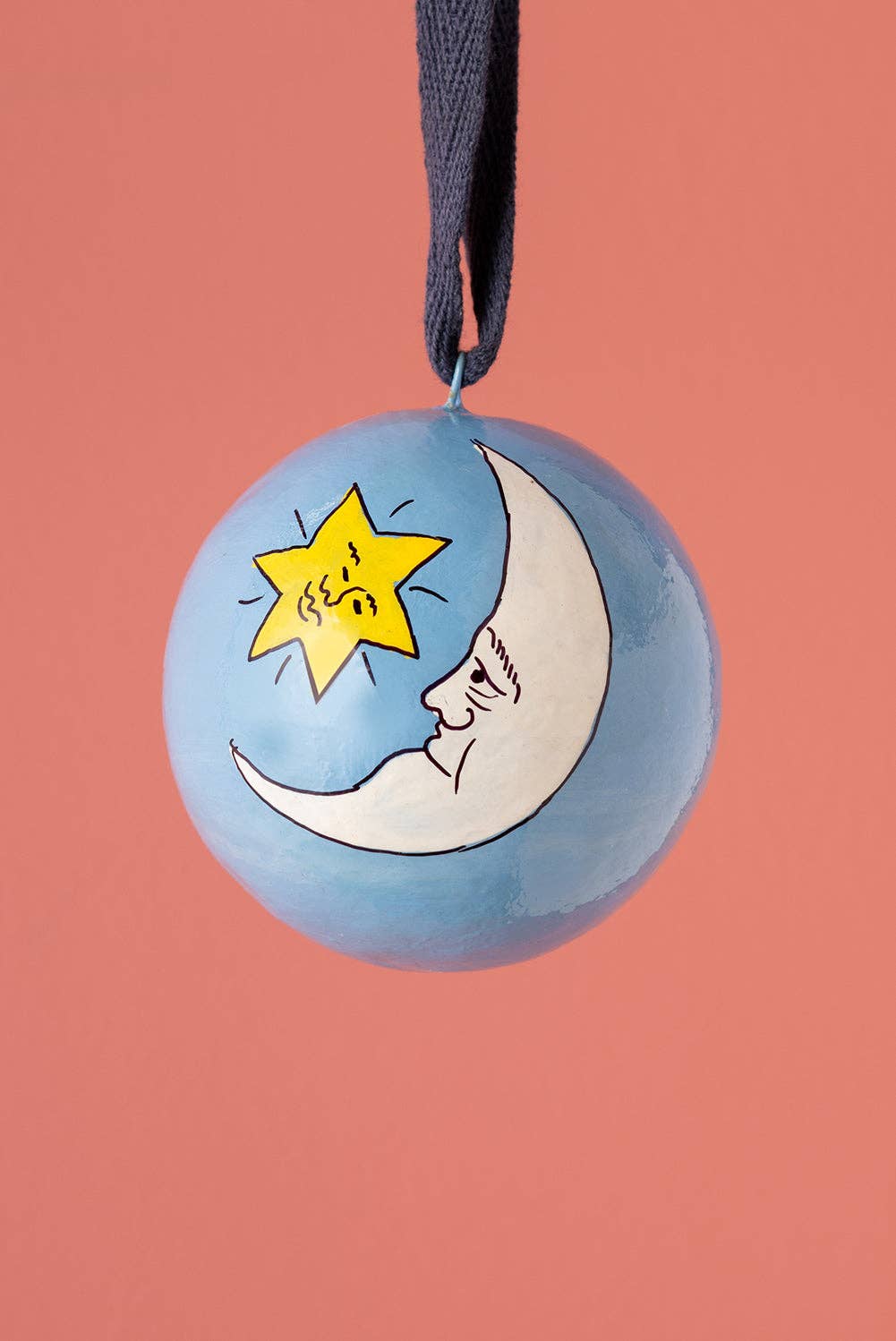 The Moon Blue Bauble