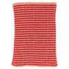 Kids' Lambswool Ribbed Snoods: Fine Stripe - Red/Pink