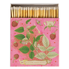 Rose Framboise Matches | Square Matchboxes