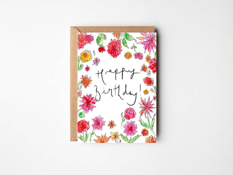 Happy Birthday Dahlias