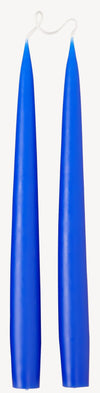 Cobalt Blue Candle Set Taper 25