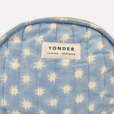 Quilted Zip Pouch | Cosmic | Sky