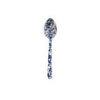 Splatter Enamelware Large Serving Spoon: Navy & Cream Splatter