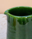 Tazekka Green Moroccan Ceramic Jug
