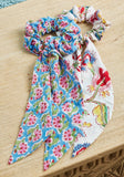 Taruni Block Print Hair Scrunchie With Tie