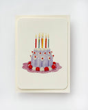 Lavender Cream Blancmange Greeting Card | Birthday Card