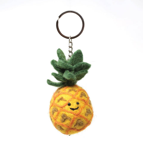 Pineapple Felt Keyring - Arriving Soon