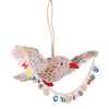 Bristle Bird Merry Christmas Decoration