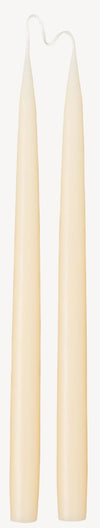 Ivory Candle Set  -Taper 35