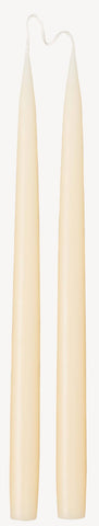 Ivory Candle Set  -Taper 35
