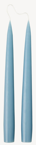 Grey Blue Candle Set Taper 25