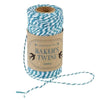 Baker's Twine - Aquamarine And White