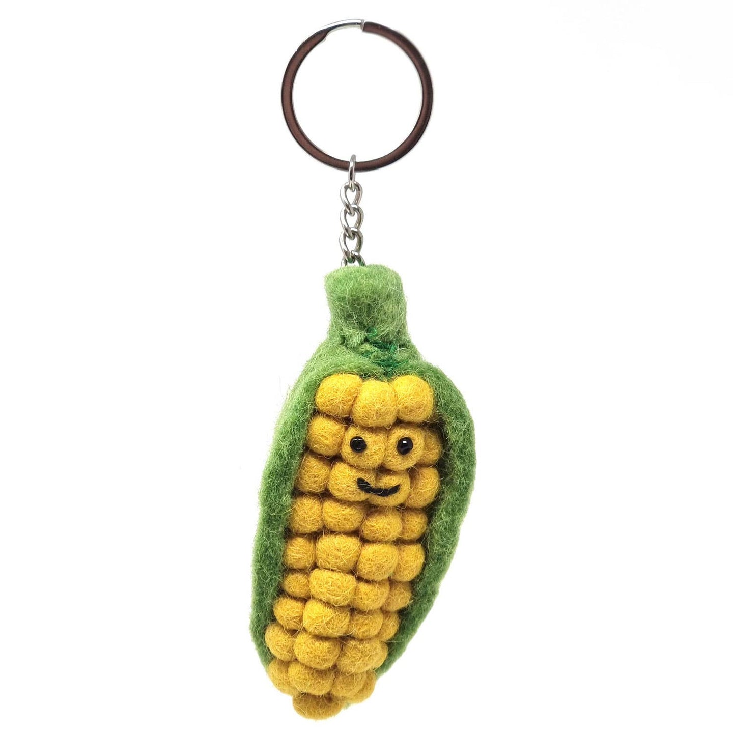 Sweetcorn Felt Keyring - ARRIVING SOON