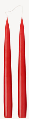 Berry Red Candle Set Taper 25