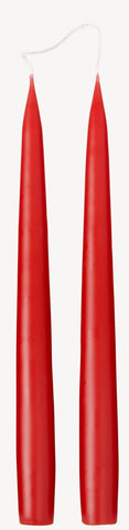 Berry Red Candle Set Taper 25