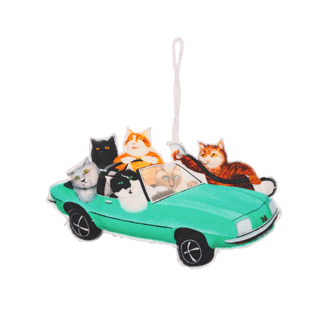 Beryl Cook Rubys Wheels Fabric Decoration