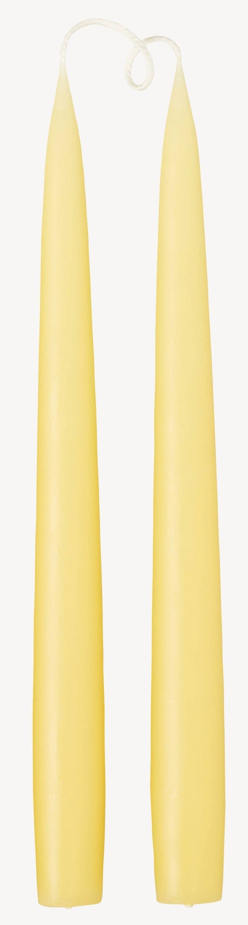Butter Yellow Candle Set Taper 25