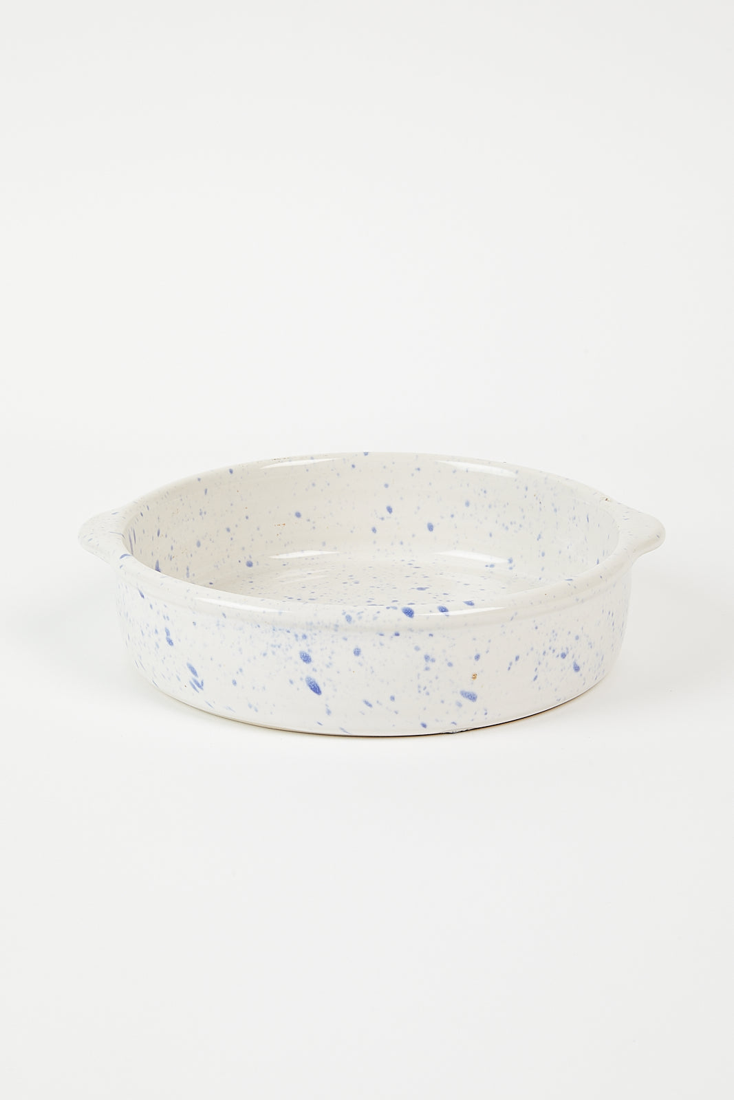 Casserole Dish - Blue Splatter