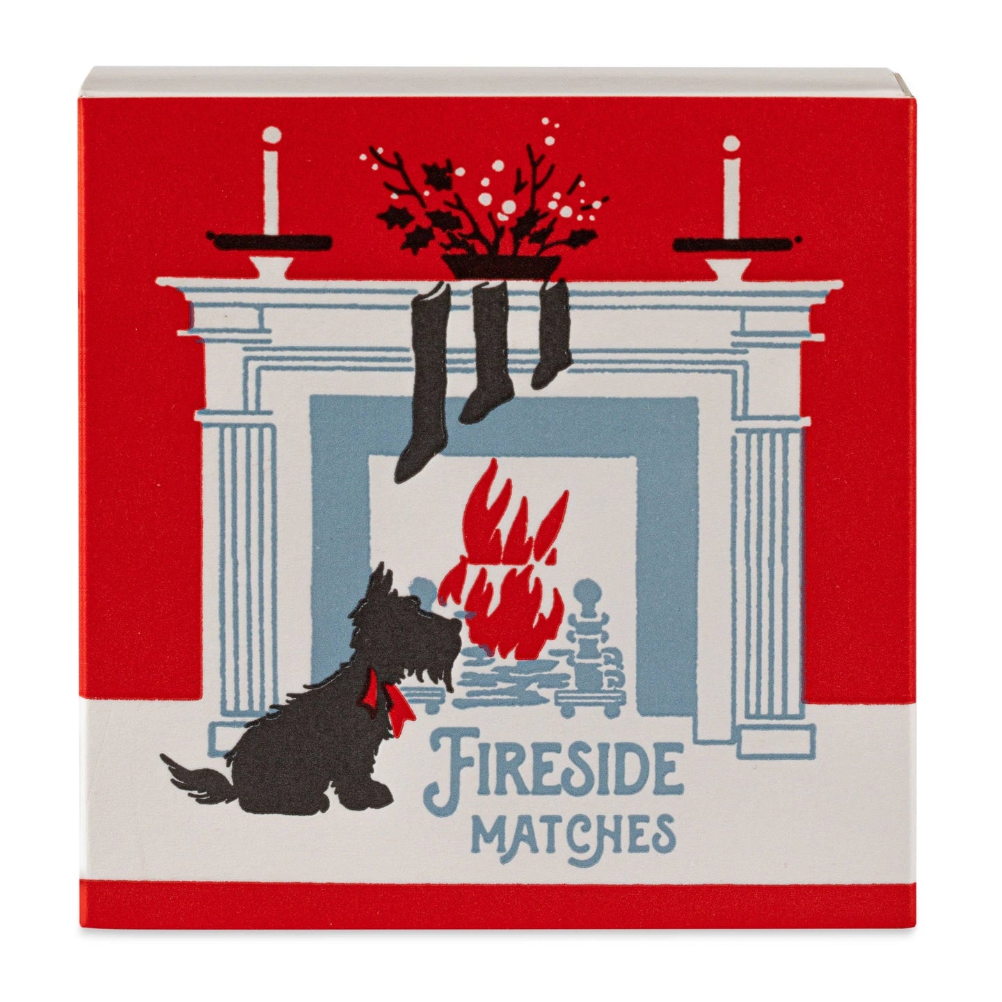 Scotty Dog Fireside | Square - Christmas Safety Matches