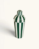 Cocktail Shaker Forest Green Stripe