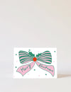 Bow Merry Christmas Card