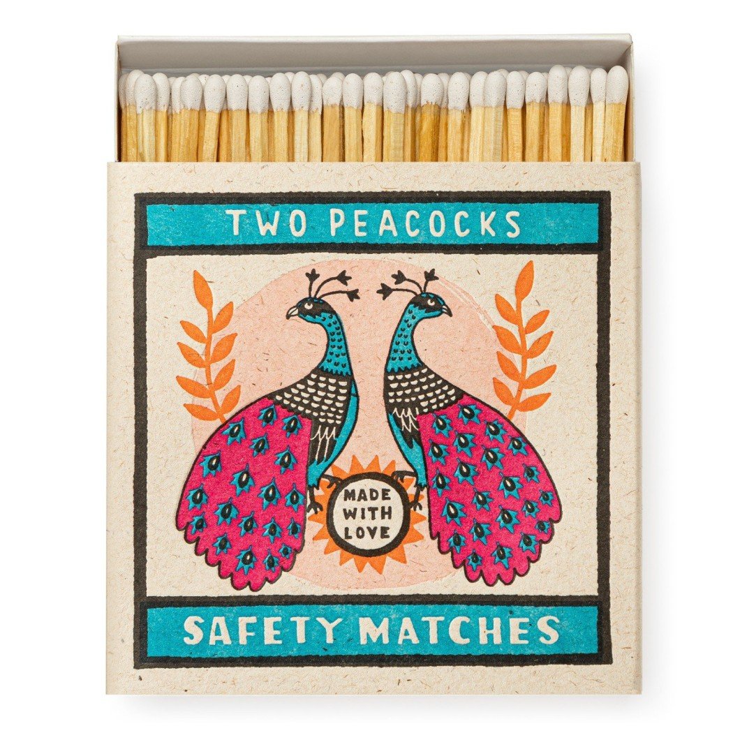Two Peacocks Safety Matches