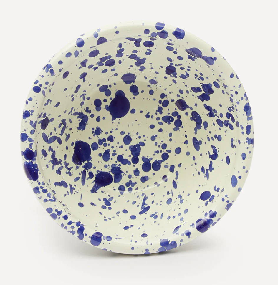 Nut Bowl - Blue Splatter