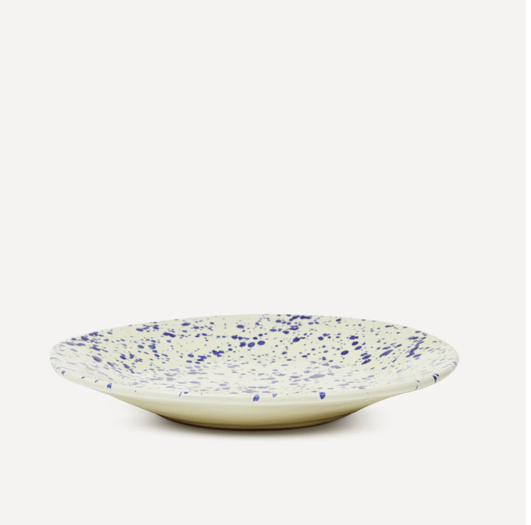 Serving Platter - Blue Splatter