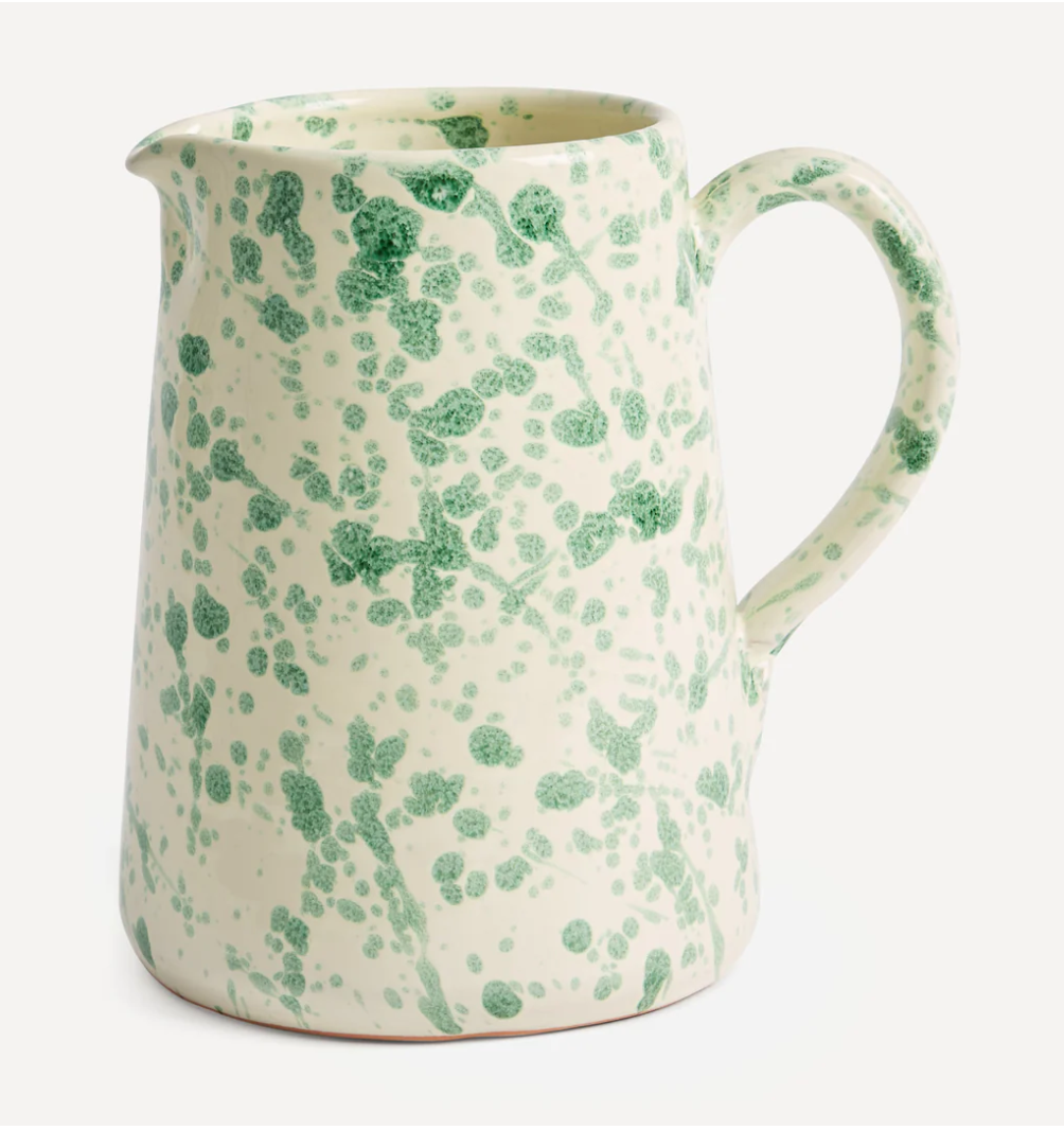 Jug - Green Splatter