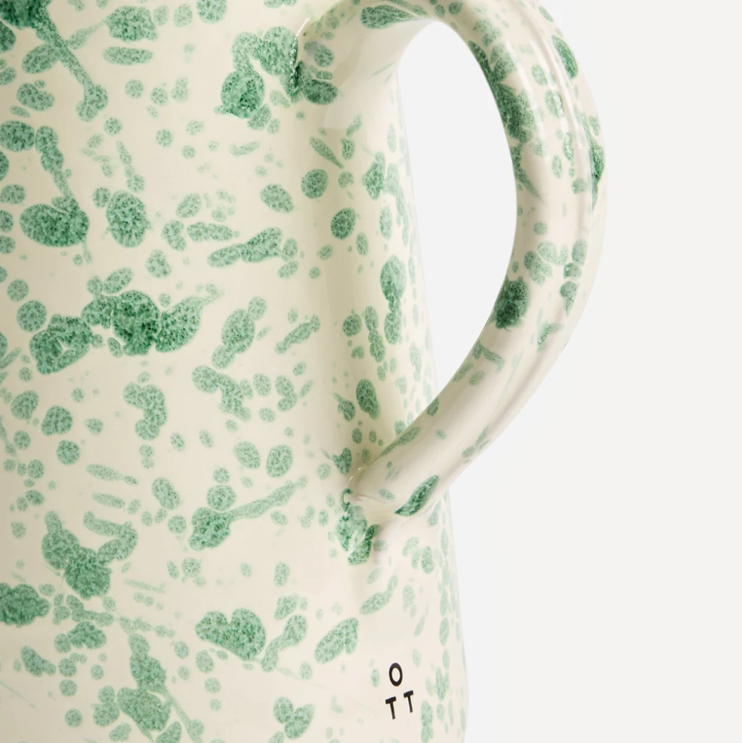 Jug - Green Splatter