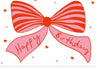 Happy Birthday Bow Card