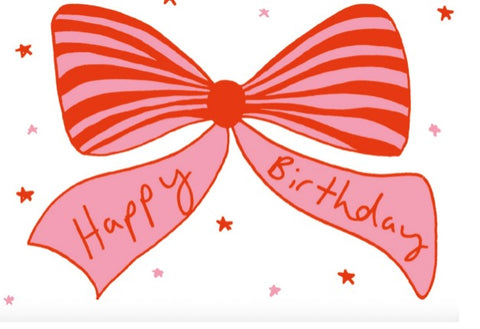 Happy Birthday Bow Card