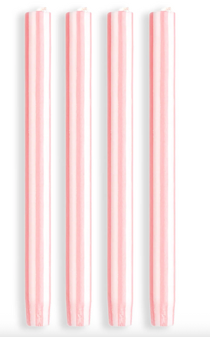 Pink Stripe Candle