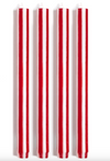 Red Stripe Candle