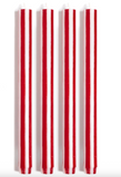 Red Stripe Candle