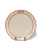 WILD DINNER PLATE - Red