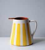 Bold Stripe Large Jug, YELLOW