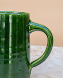 Tazekka Green Moroccan Ceramic Jug