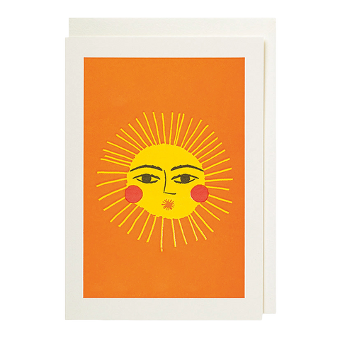 The Sun | Single Notelet Card