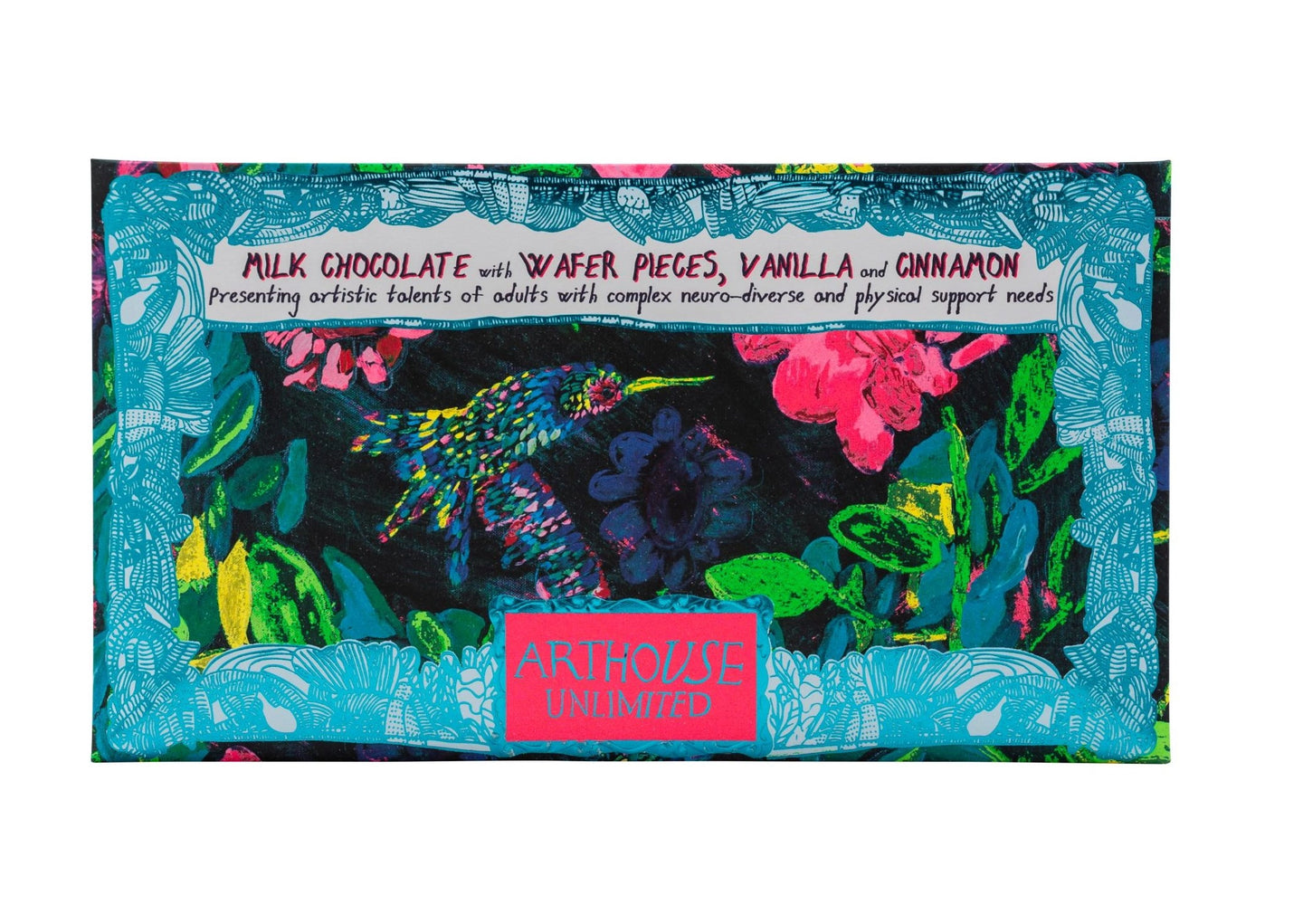 Sweet Nectar, Milk Chocolate Bar with Wafer Pieces, Vanilla