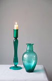 Rita Glass Candle Stick Green