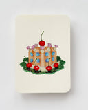 Saffron Cream Blancmange Greeting Card