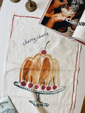 Cherry Cherie Linen Tea Towel